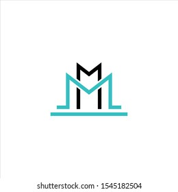 M letter logo design vector template
