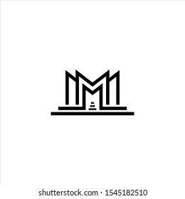 M letter logo design vector template