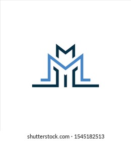 M letter logo design vector template