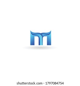 Diseño de logotipo de letra M vectores colorido, moderno y elegante diseño de logotipo