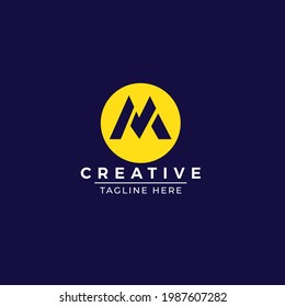 M letter logo Design Vector Shape icon