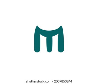 M letter logo design vector template