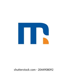 Icono de vector de diseño de logotipo de letra M