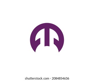 M letter logo design vector template