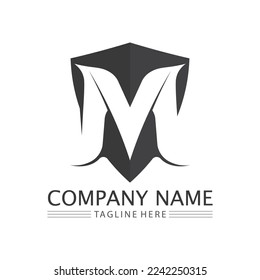 M-Buchstaben Logo Design Vektorsymbol-Symbol 