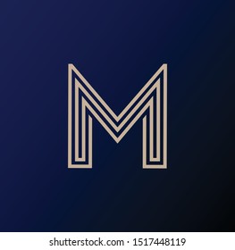 M letter logo and designs