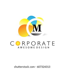M Letter Logo Design.Sign.Symbol.Typography