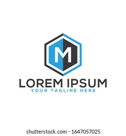 M Letter logo design.Universal elegant vector sign design. Premium business logotype. 