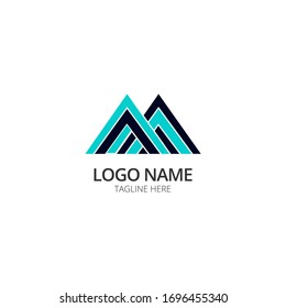 Diseño del logotipo de letra M,diseño del logotipo de letra vectorial m,