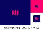 M letter logo icon design simple