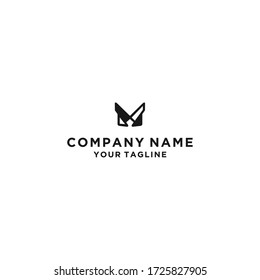 M letter logo icon illustration vector design