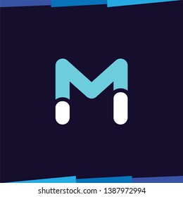M Letter Logo Icon Vector template