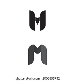 M Letter Logo identity and Template vector illustration logo design for business 
