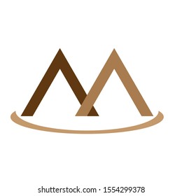 M letter logo . infinity logo . vector logo image