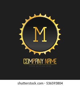 M Letter logo, Monogram design elements, line art logo design. Beautiful Boutique Logo Designs, Business sign, Restaurant, Royalty, Cafe, Hotel, Heraldic, Jewelry, Fashion, Wine. Vector illustration