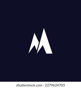 El logotipo de la letra M es un logotipo multipropósito. Este logotipo puede ser utilizado por empresas multimedia y empresas con letra "M" a nombre de la empresa