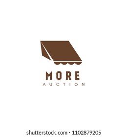 M letter logo . Real estates logo design 