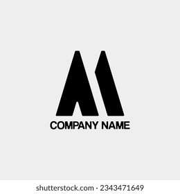 M Letter Logo simple and modern. Suitable for businesses in various fields, especially technology and fashion.