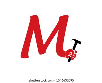 M Letter logo or symbol template design