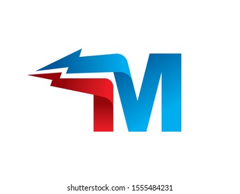 M Letter logo or symbol template design