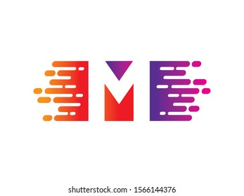 M Letter logo or symbol template design