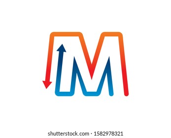 M Letter logo or symbol template design