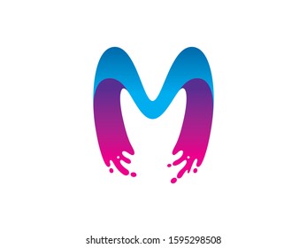 M Letter logo or symbol template design