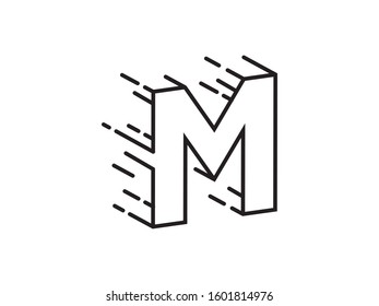 M Letter logo or symbol template design
