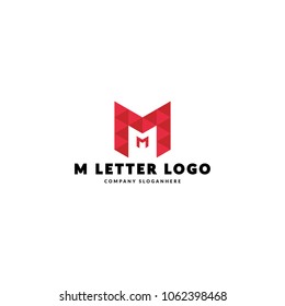 M Letter Logo Template