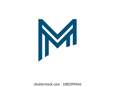 M Letter Logo Template 