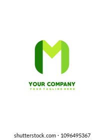  M Letter Logo Template