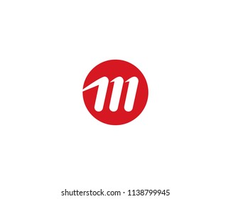 M Letter Logo Template