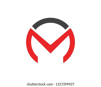 M Letter Logo Template