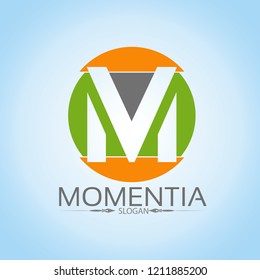 M Letter Logo Template