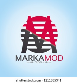 M Letter Logo Template