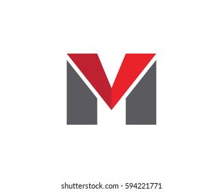 M Letter Logo Template