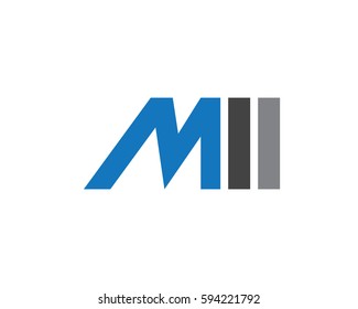 M Letter Logo Template