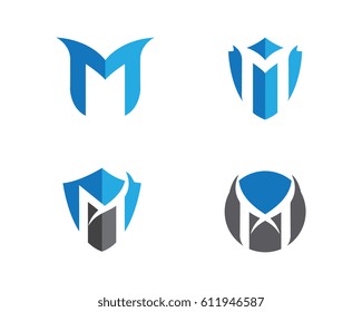 M Letter Logo Template