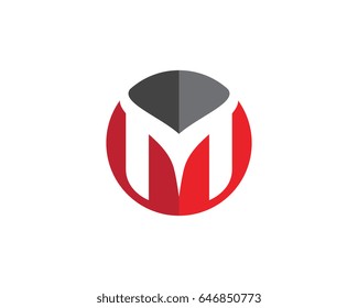 M Letter Logo Template