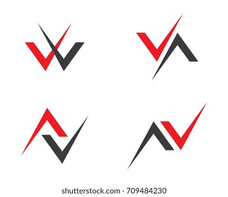 M Letter Logo Template