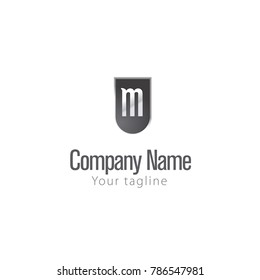 M LETTER LOGO TEMPLATE