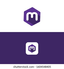 M letter logo Template design vector