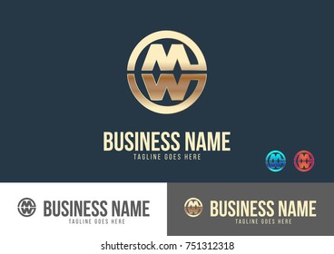M Letter Logo Template Design Vector 