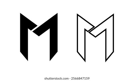M Letter Logo Template m font logo design for business