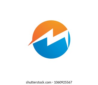 M Letter Logo Template Vector Illustration