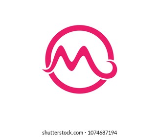 M Letter  Logo Template vector illustration design