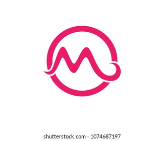 M Letter  Logo Template vector illustration design