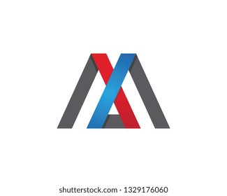 M Letter Logo Template vector illustration design