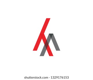 M Letter Logo Template vector illustration design