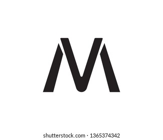 M Letter Logo Template vector illustration design